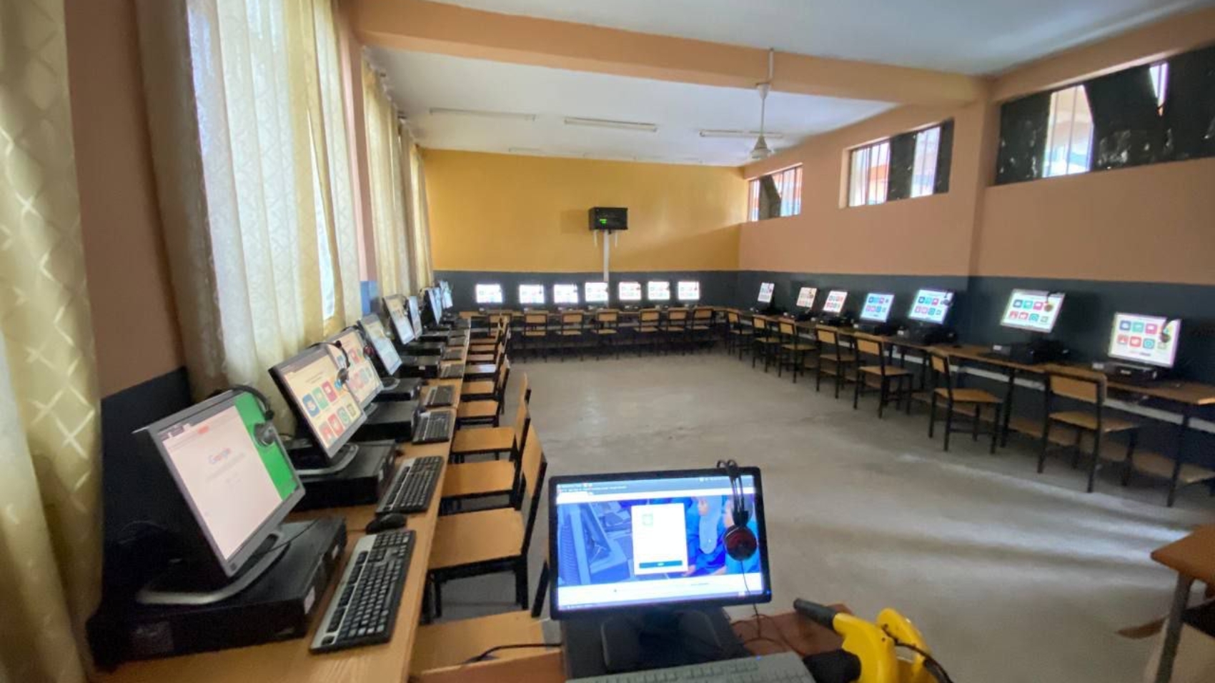 Empty completed lab, Bole Kale Heywet Secondary