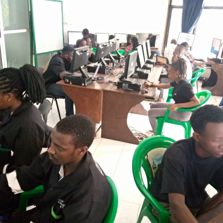 Camara Education Kenya Internship Program - in the training room