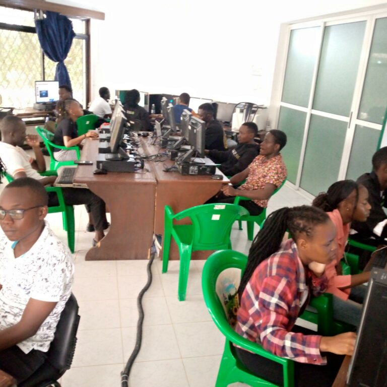 Camara Education Kenya Internship Program - in the training room