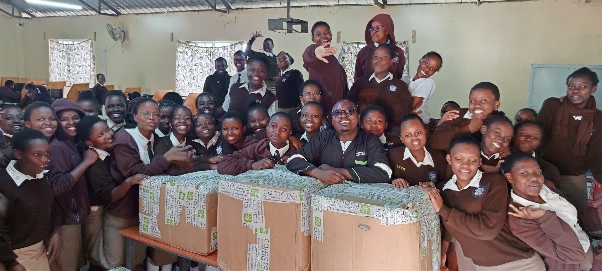 Makueni Girls School Receives Extra 25 Computers from Camara Education Kenya